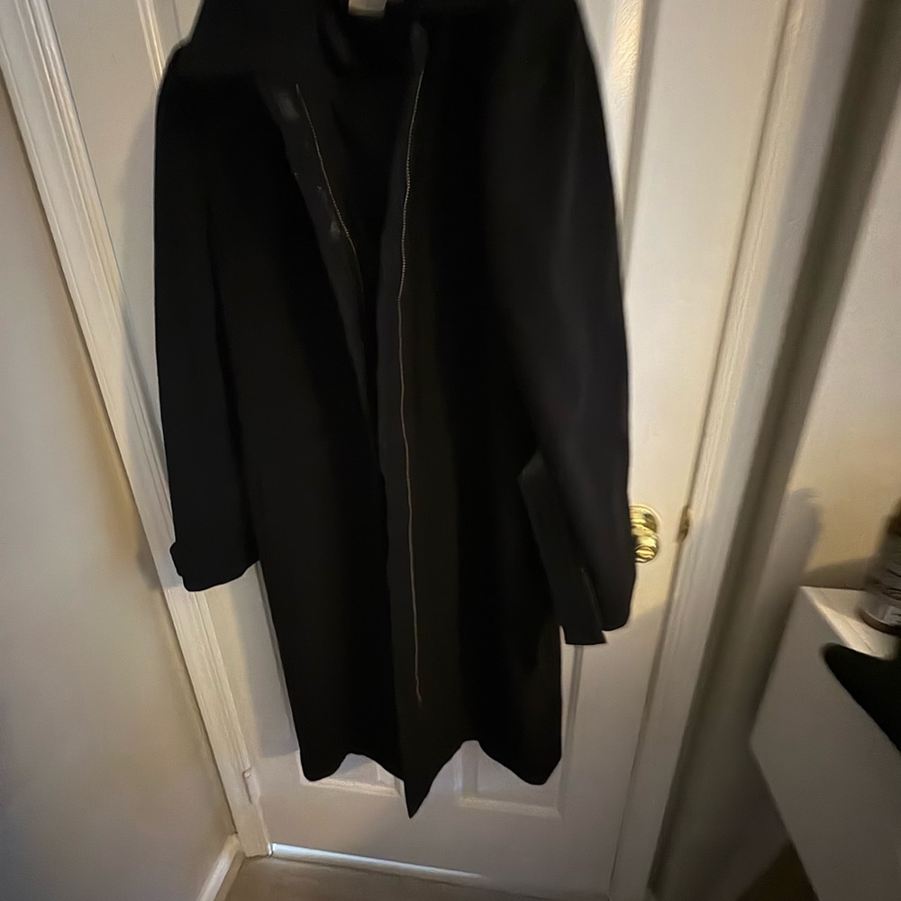 Nine West Classic Black Trench Coat